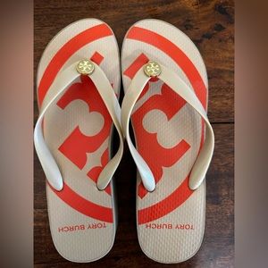 Buy Tory Burch Emory Wedge Flip Flop- Beige.